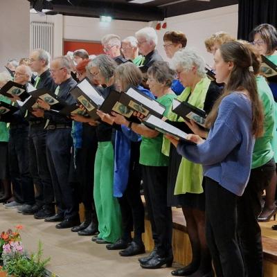 26.10.2024 Jubiläumkonzert - Chor von rechts